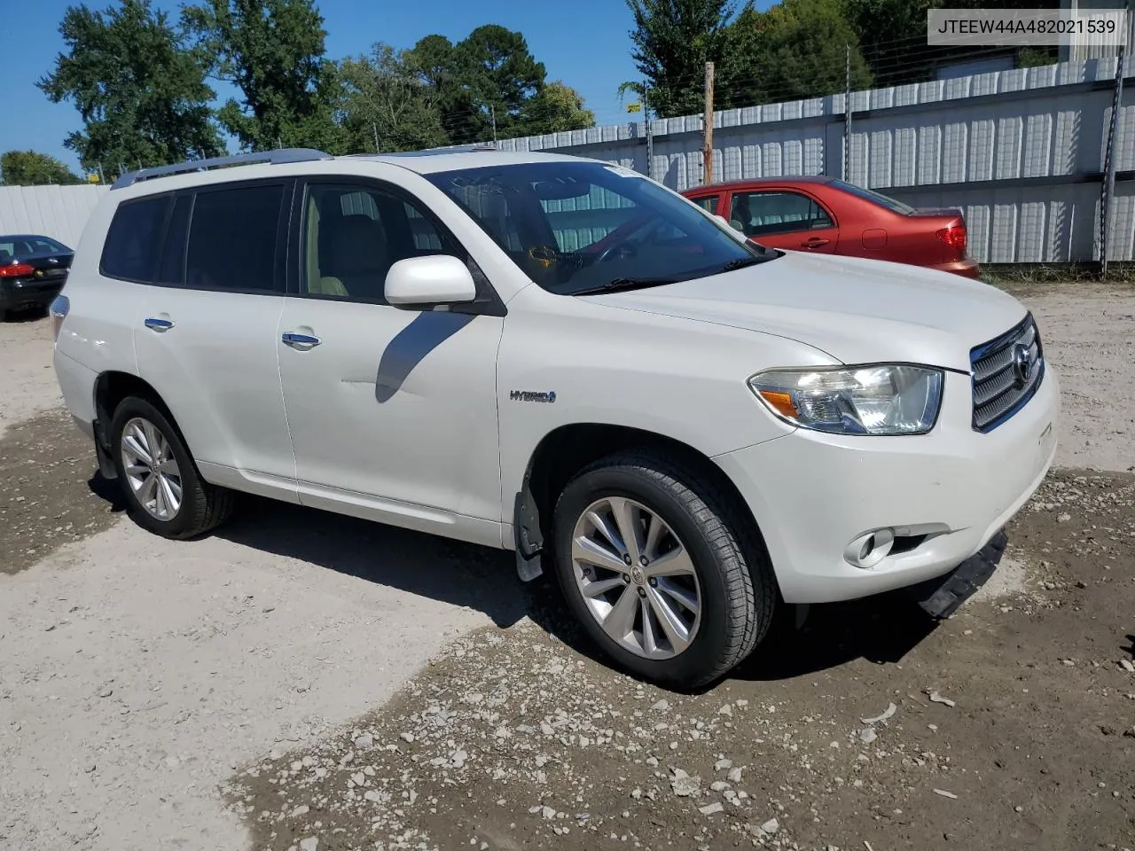 2008 Toyota Highlander Hybrid Limited VIN: JTEEW44A482021539 Lot: 70374134