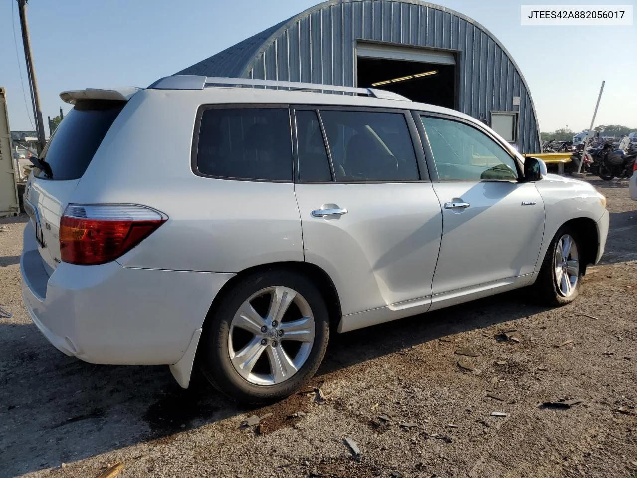 2008 Toyota Highlander Limited VIN: JTEES42A882056017 Lot: 70490424