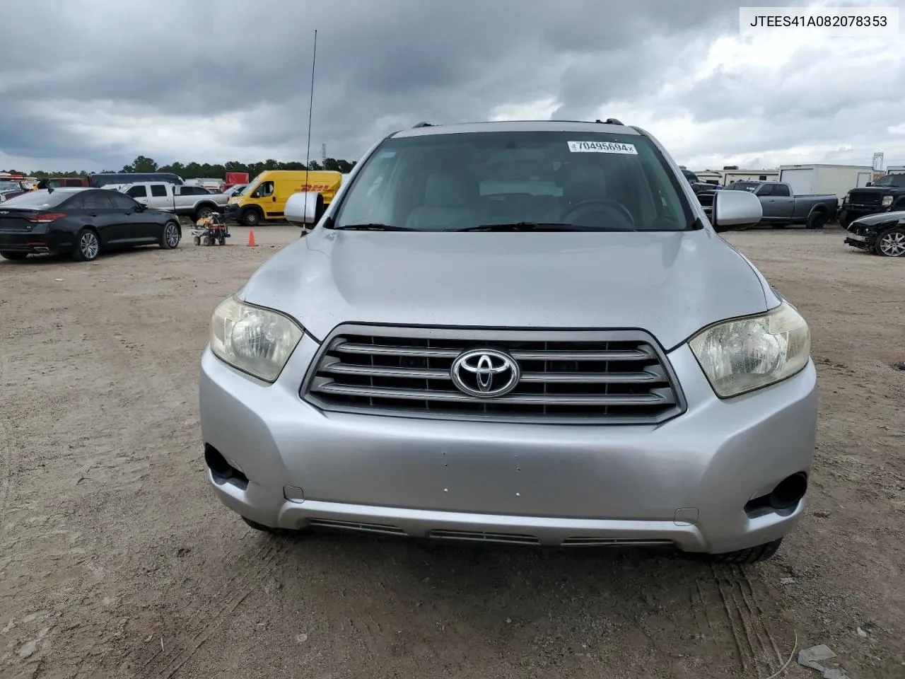 2008 Toyota Highlander VIN: JTEES41A082078353 Lot: 70495694