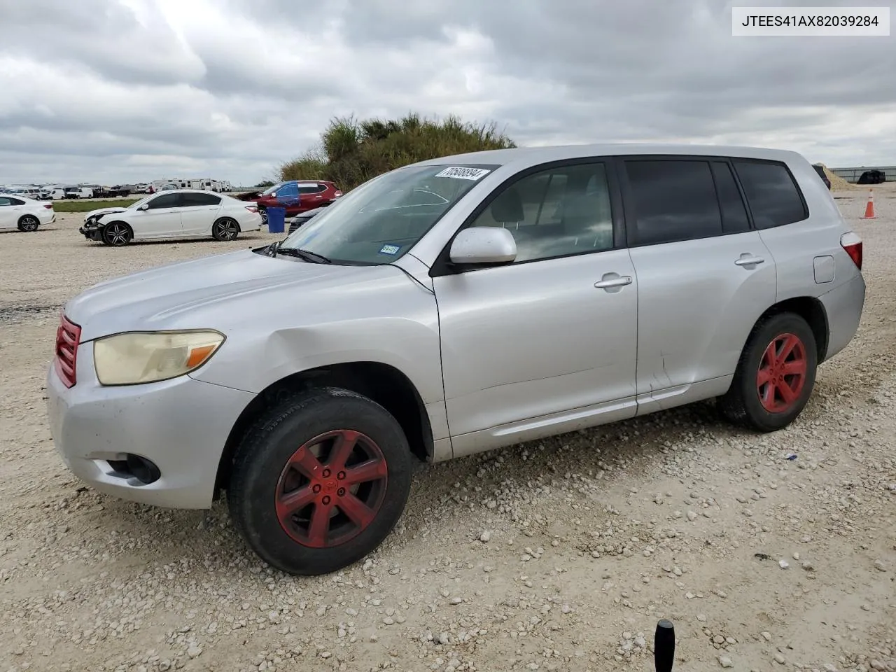 2008 Toyota Highlander VIN: JTEES41AX82039284 Lot: 70508894