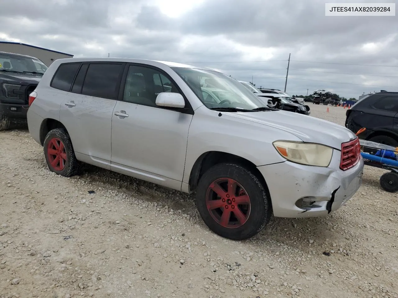 2008 Toyota Highlander VIN: JTEES41AX82039284 Lot: 70508894