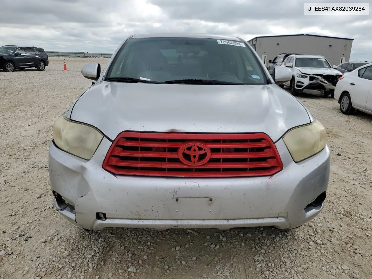 2008 Toyota Highlander VIN: JTEES41AX82039284 Lot: 70508894