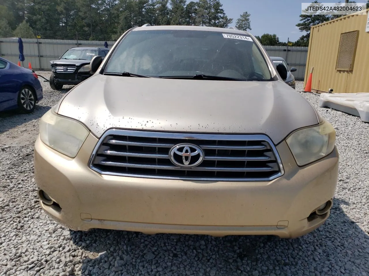 2008 Toyota Highlander Limited VIN: JTEDS42A482004623 Lot: 70522314