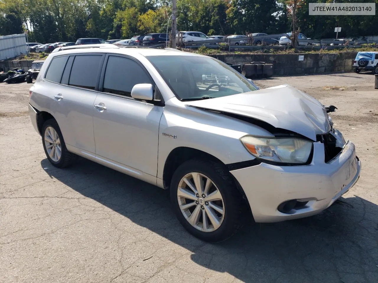 2008 Toyota Highlander Hybrid VIN: JTEEW41A482013140 Lot: 70886844