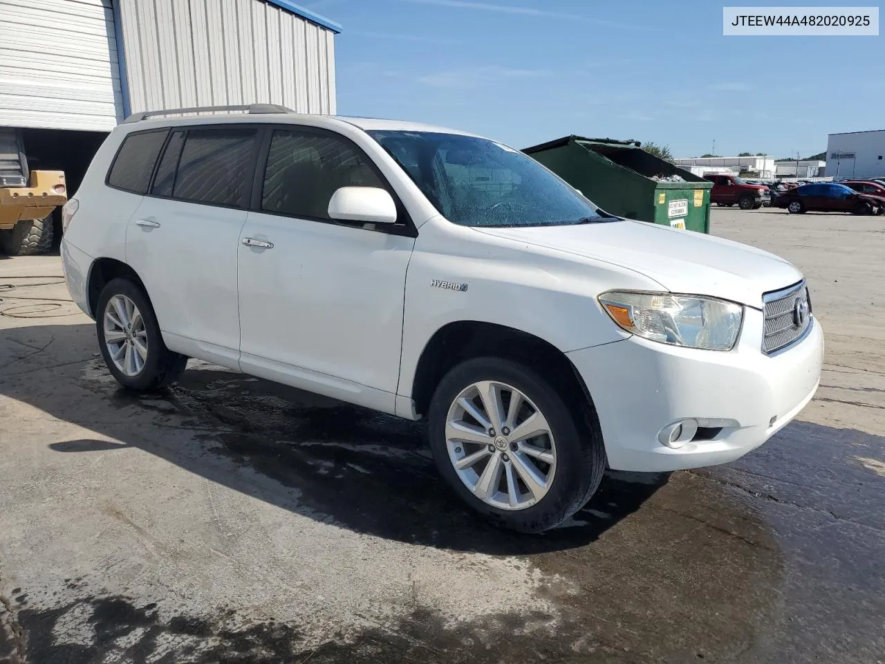 2008 Toyota Highlander Hybrid Limited VIN: JTEEW44A482020925 Lot: 70896084