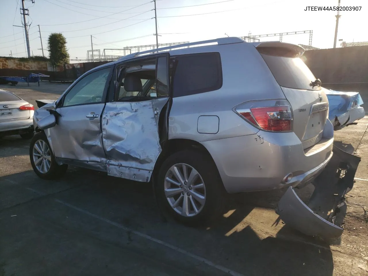 2008 Toyota Highlander Hybrid Limited VIN: JTEEW44A582003907 Lot: 70896454