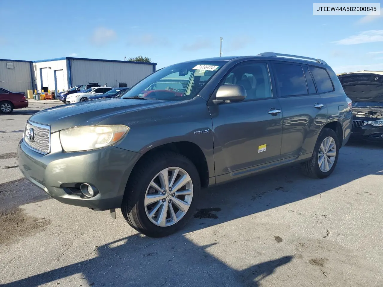 2008 Toyota Highlander Hybrid Limited VIN: JTEEW44A582000845 Lot: 71238414