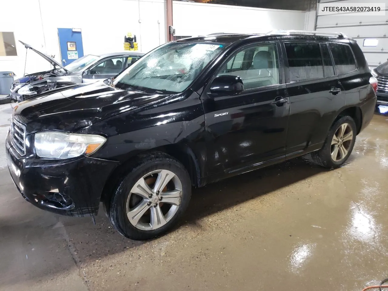 2008 Toyota Highlander Sport VIN: JTEES43A582073419 Lot: 71565734