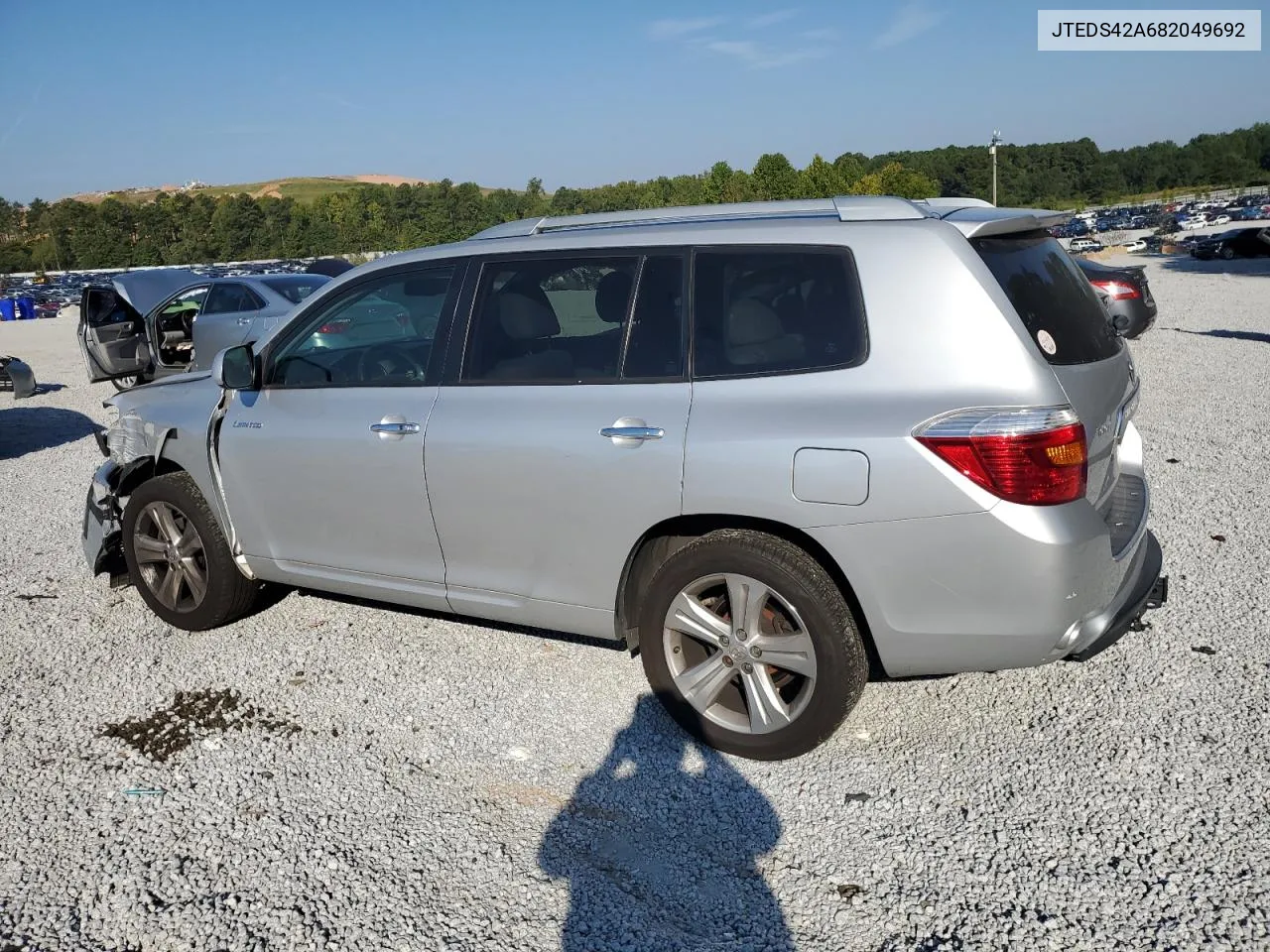 2008 Toyota Highlander Limited VIN: JTEDS42A682049692 Lot: 71893894