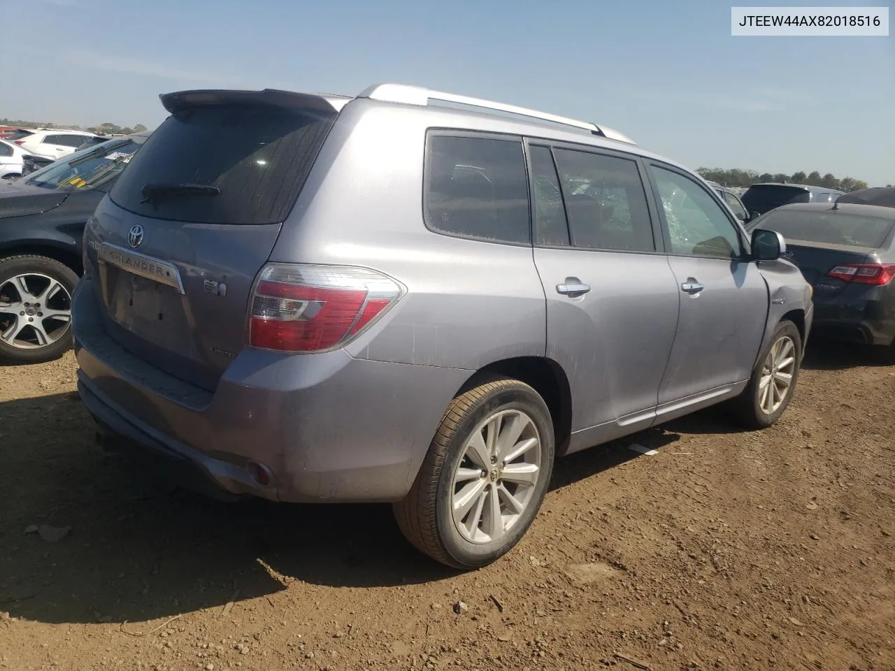 2008 Toyota Highlander Hybrid Limited VIN: JTEEW44AX82018516 Lot: 72139964