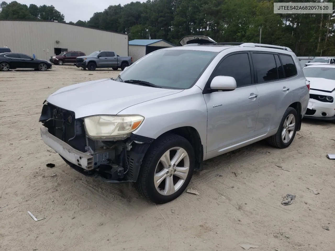 2008 Toyota Highlander Limited VIN: JTEES42A682097620 Lot: 72389324