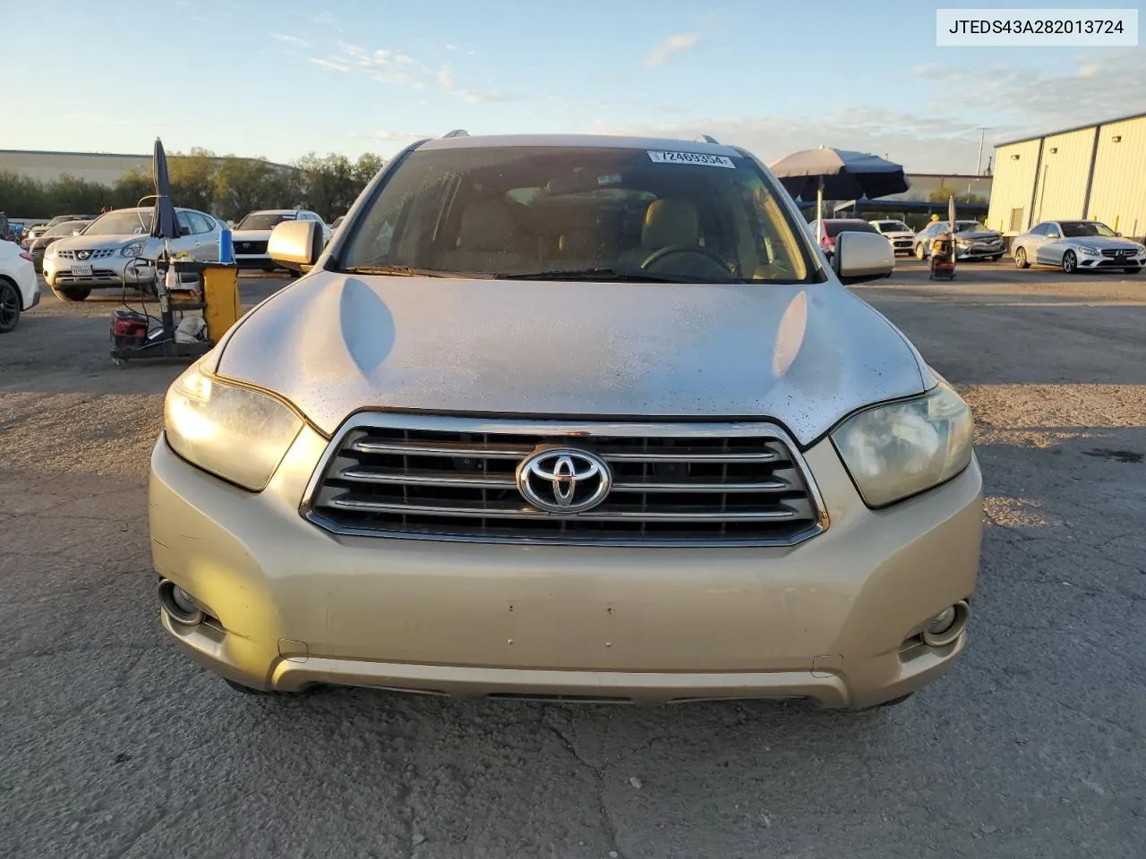 2008 Toyota Highlander Sport VIN: JTEDS43A282013724 Lot: 72469354