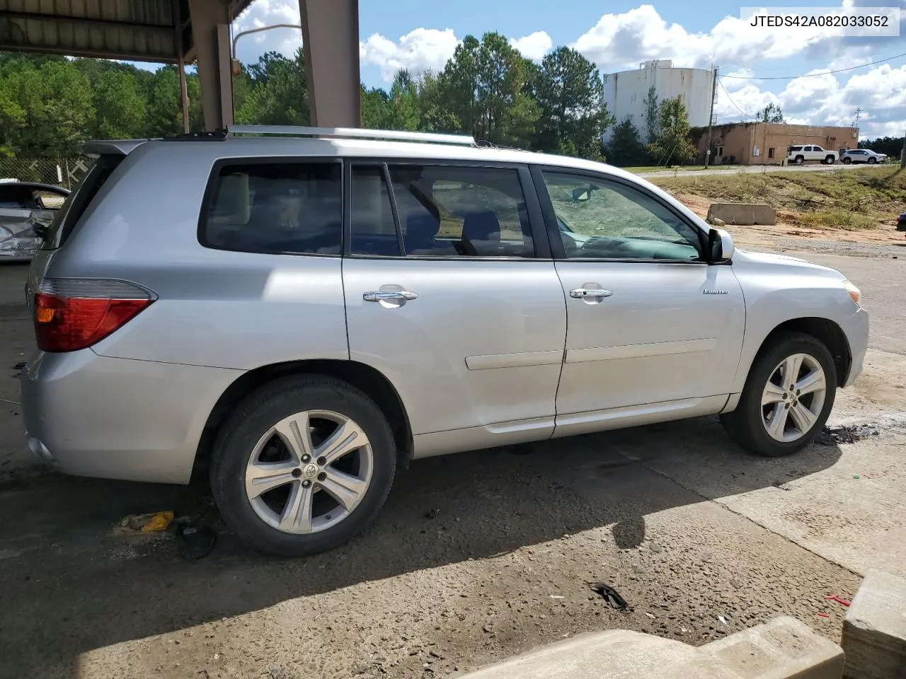 2008 Toyota Highlander Limited VIN: JTEDS42A082033052 Lot: 72532404