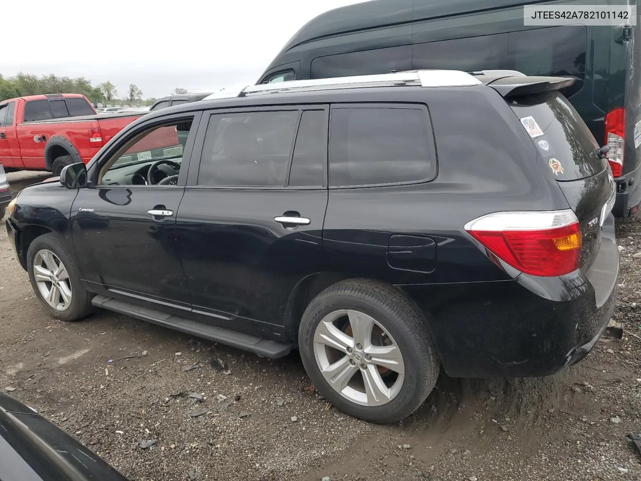 2008 Toyota Highlander Limited VIN: JTEES42A782101142 Lot: 72579414