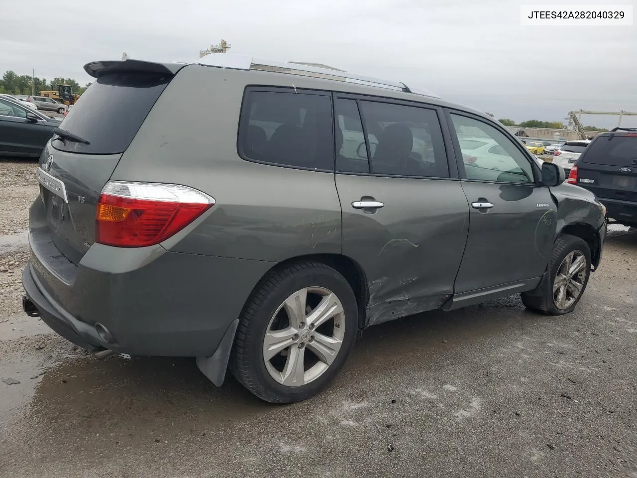 2008 Toyota Highlander Limited VIN: JTEES42A282040329 Lot: 72718844