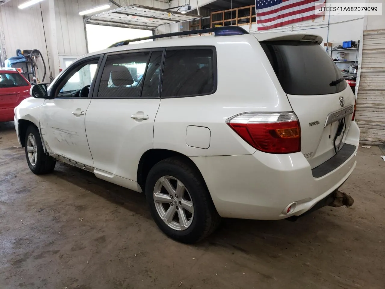 2008 Toyota Highlander VIN: JTEES41A682079099 Lot: 72837434