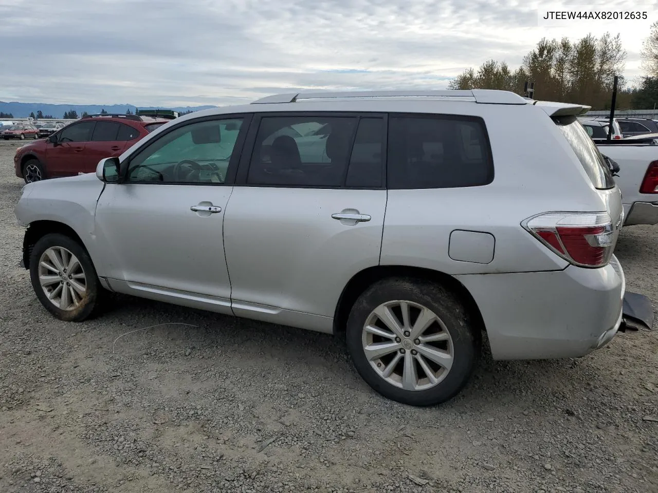 2008 Toyota Highlander Hybrid Limited VIN: JTEEW44AX82012635 Lot: 72852554