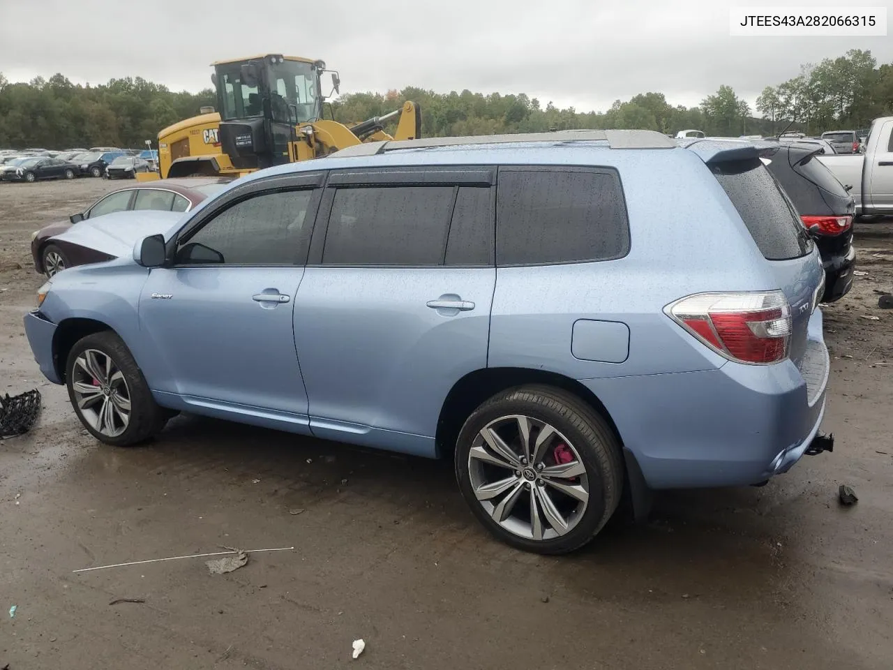 2008 Toyota Highlander Sport VIN: JTEES43A282066315 Lot: 72856354