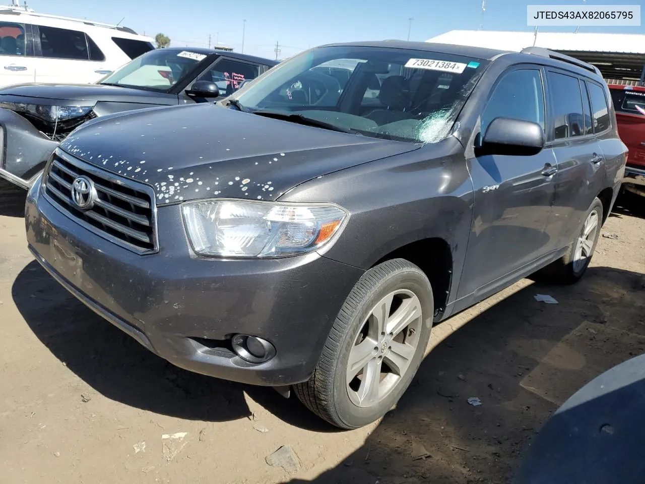 2008 Toyota Highlander Sport VIN: JTEDS43AX82065795 Lot: 73021384