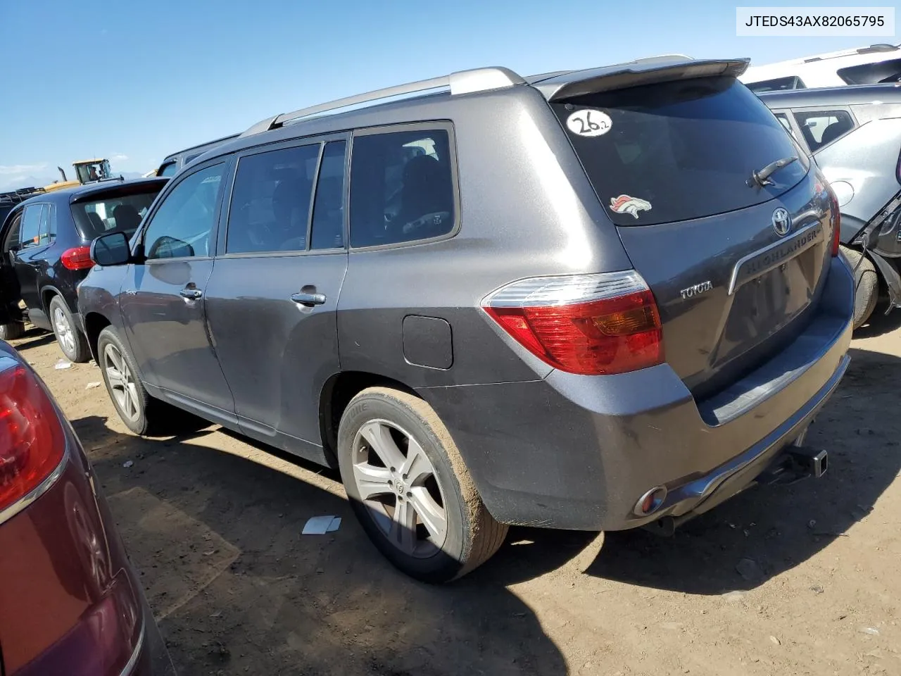 2008 Toyota Highlander Sport VIN: JTEDS43AX82065795 Lot: 73021384