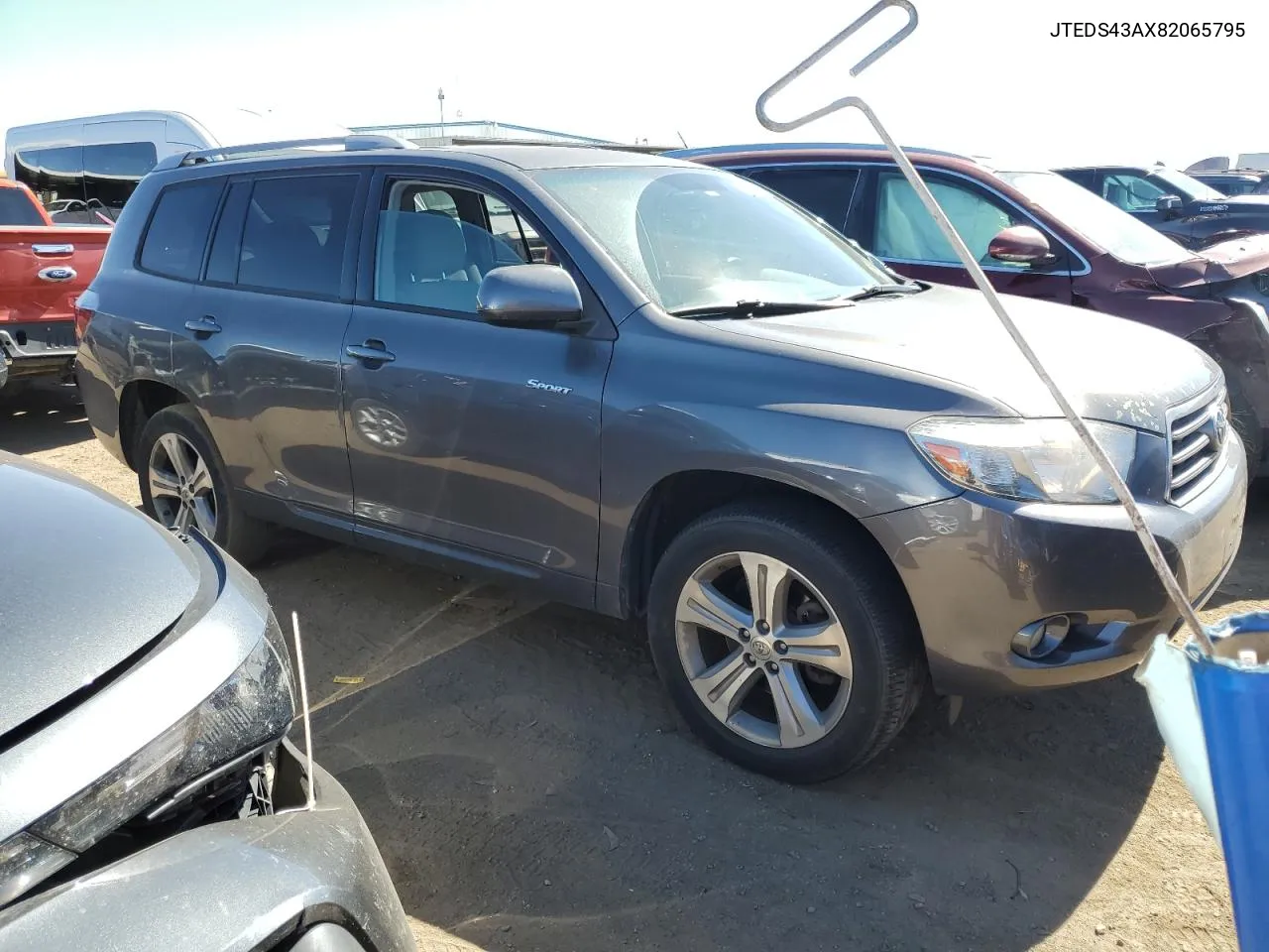 2008 Toyota Highlander Sport VIN: JTEDS43AX82065795 Lot: 73021384