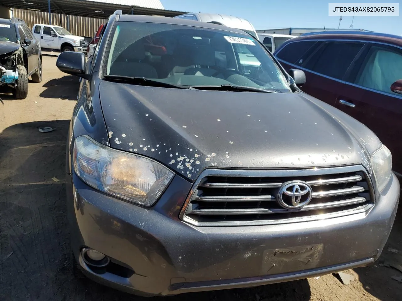 2008 Toyota Highlander Sport VIN: JTEDS43AX82065795 Lot: 73021384