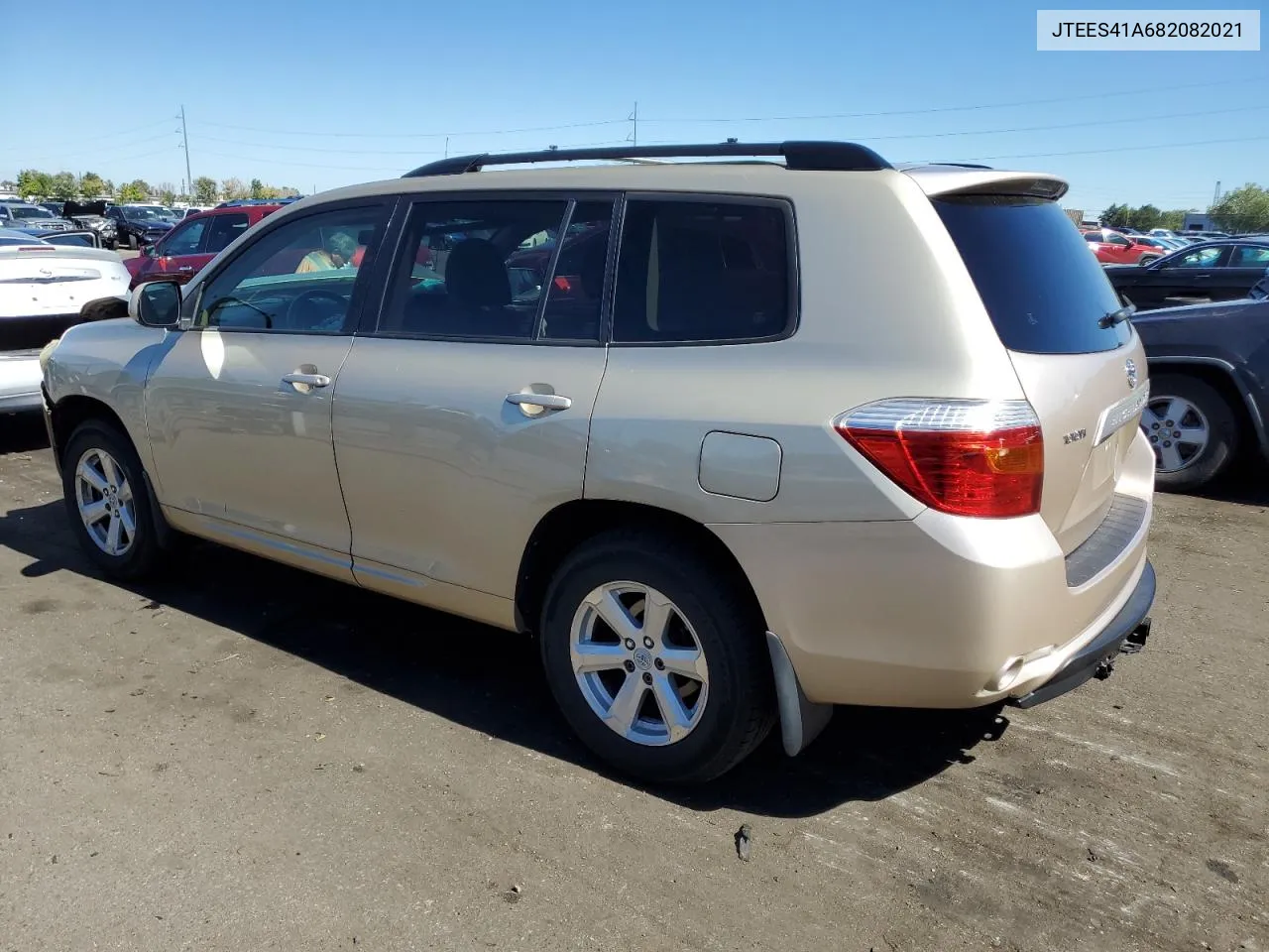 2008 Toyota Highlander VIN: JTEES41A682082021 Lot: 73202484