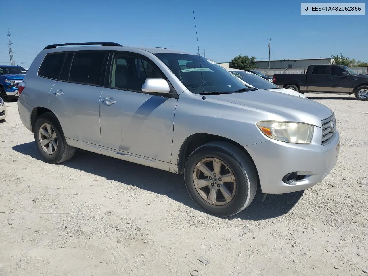 2008 Toyota Highlander VIN: JTEES41A482062365 Lot: 73589524