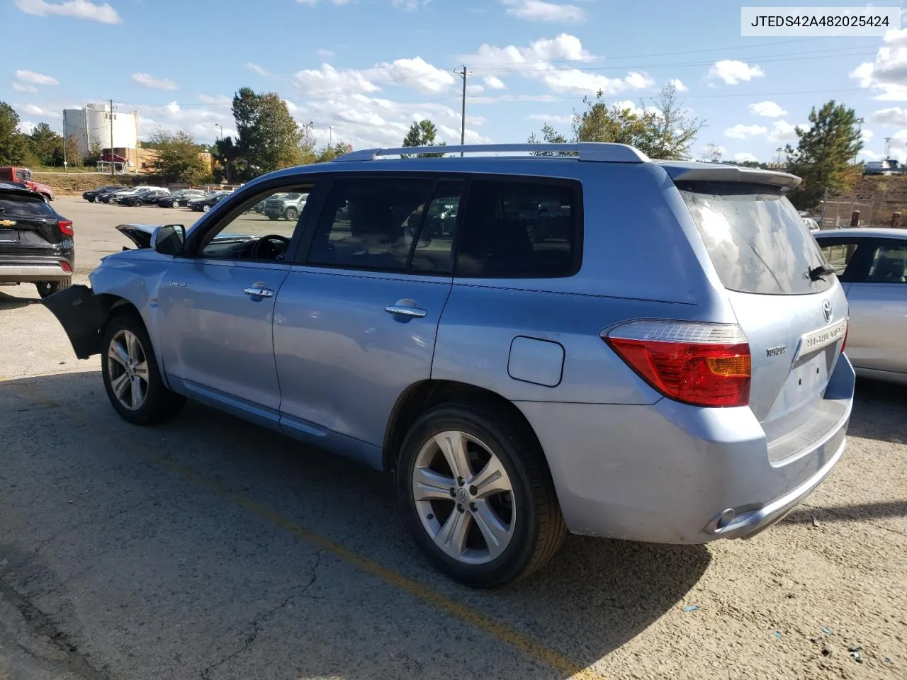 2008 Toyota Highlander Limited VIN: JTEDS42A482025424 Lot: 73639373