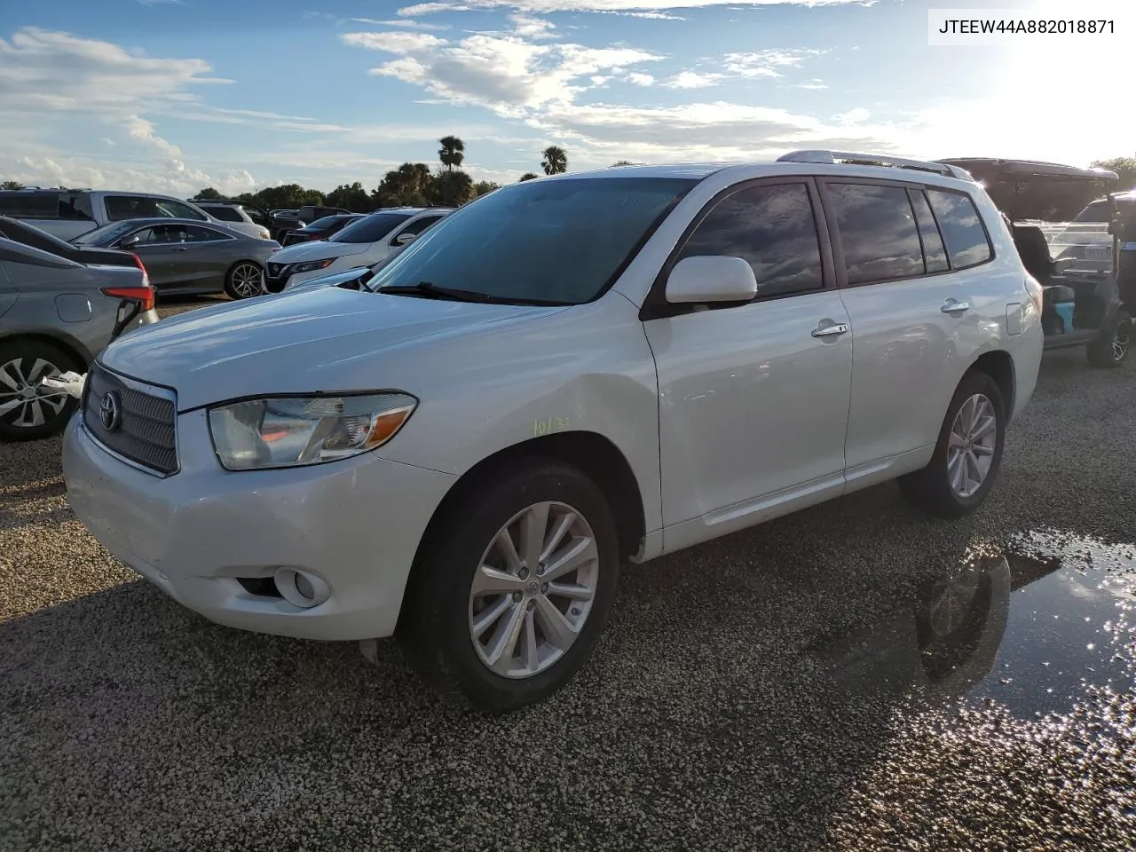 2008 Toyota Highlander Hybrid Limited VIN: JTEEW44A882018871 Lot: 73723344