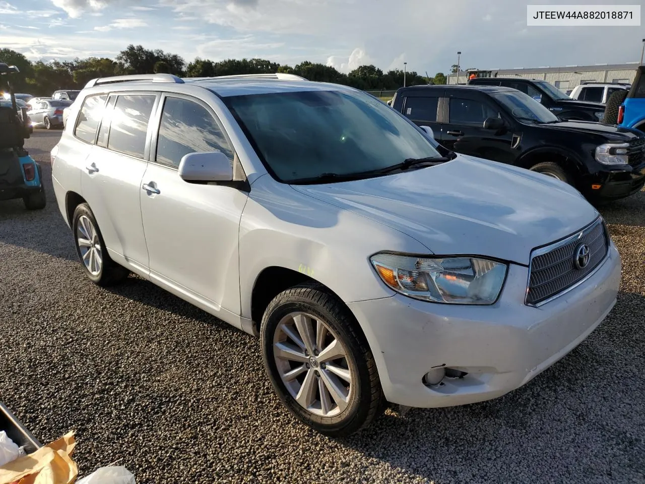 2008 Toyota Highlander Hybrid Limited VIN: JTEEW44A882018871 Lot: 73723344