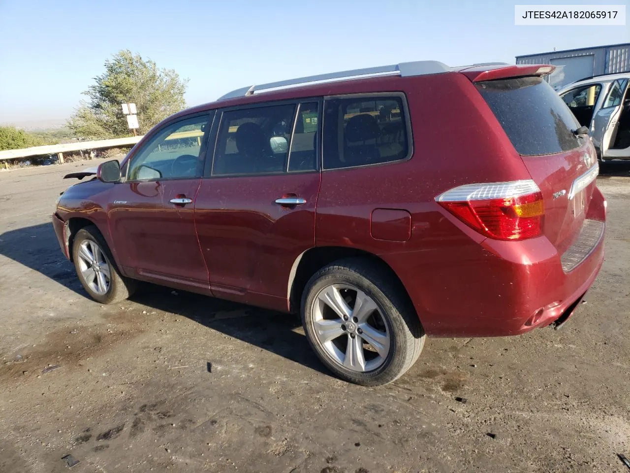 2008 Toyota Highlander Limited VIN: JTEES42A182065917 Lot: 73774474