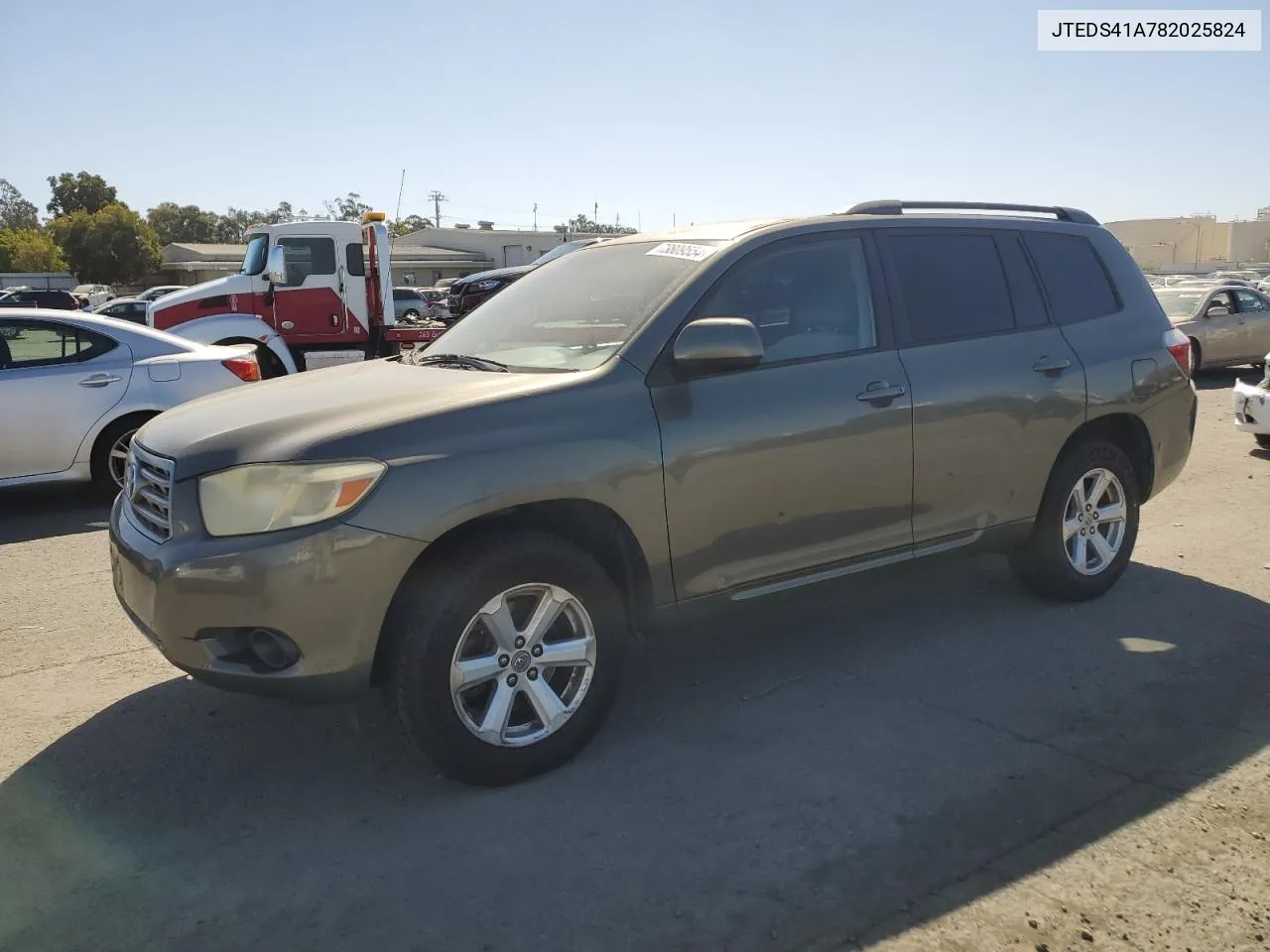 2008 Toyota Highlander VIN: JTEDS41A782025824 Lot: 73809554