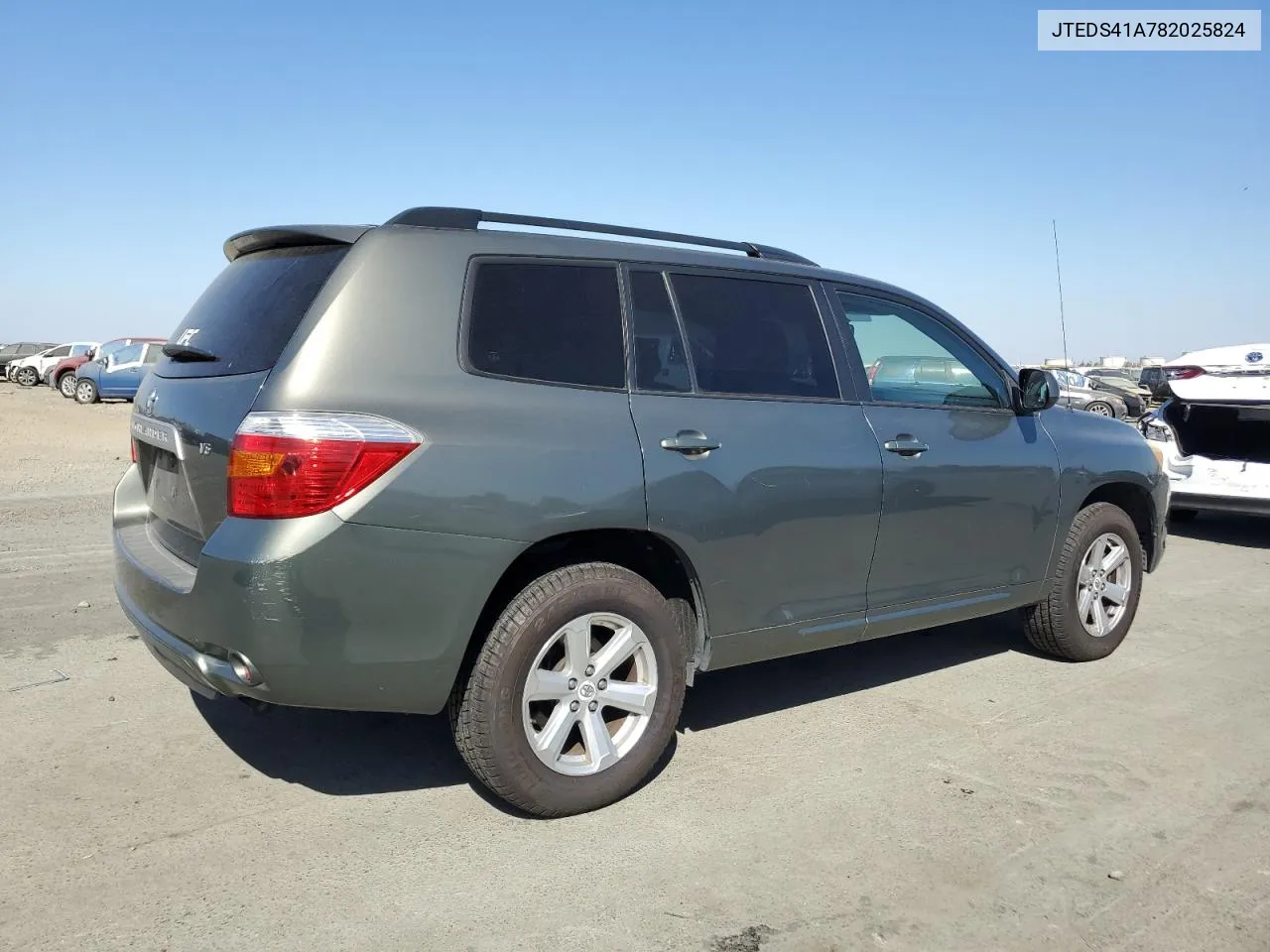 2008 Toyota Highlander VIN: JTEDS41A782025824 Lot: 73809554