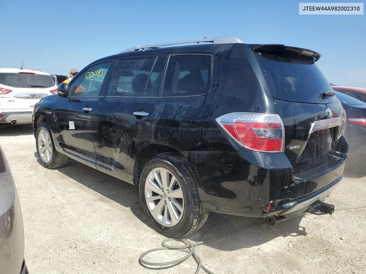 2008 Toyota Highlander Hybrid Limited VIN: JTEEW44A982002310 Lot: 73824014