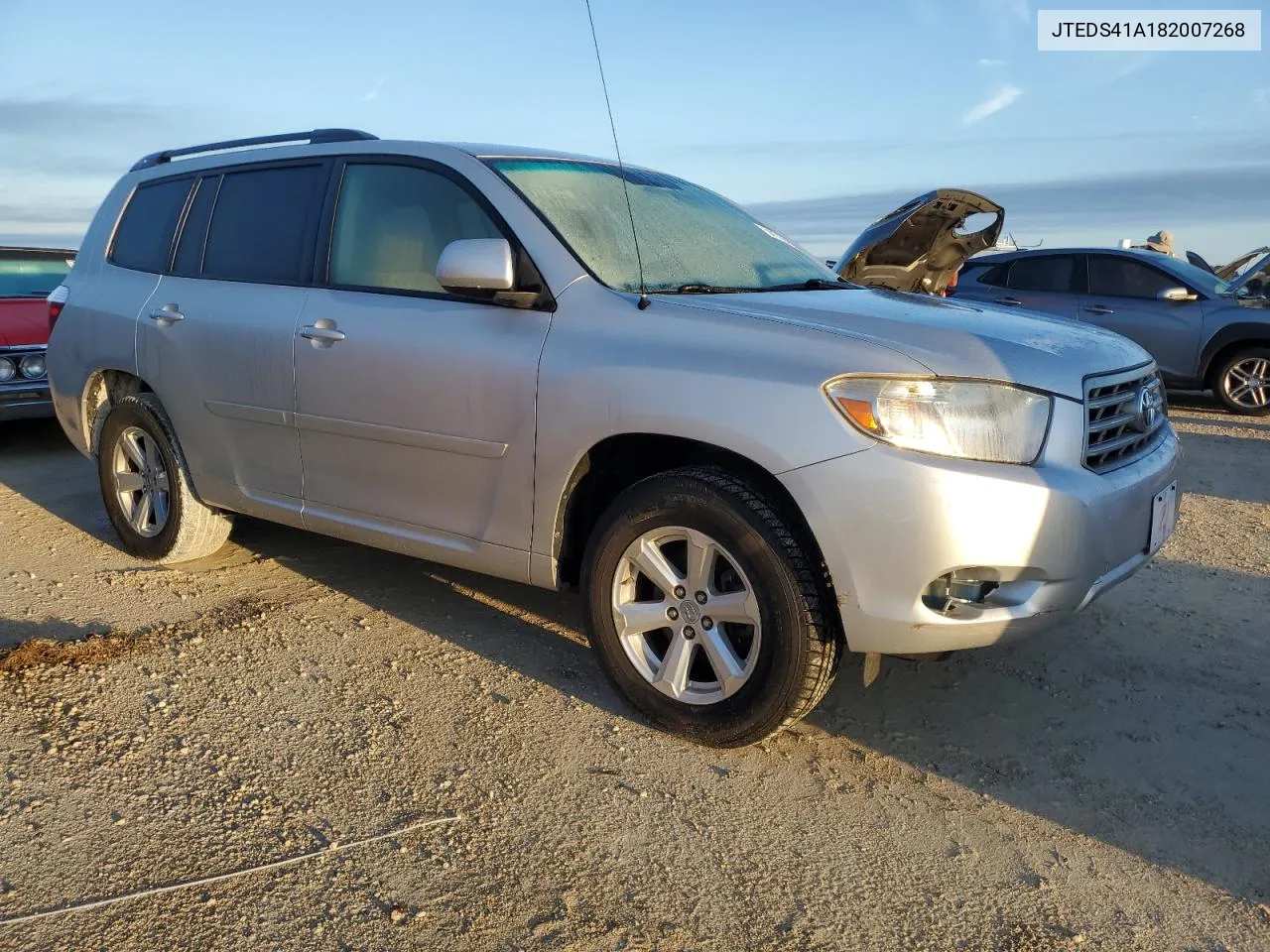 2008 Toyota Highlander VIN: JTEDS41A182007268 Lot: 74116794