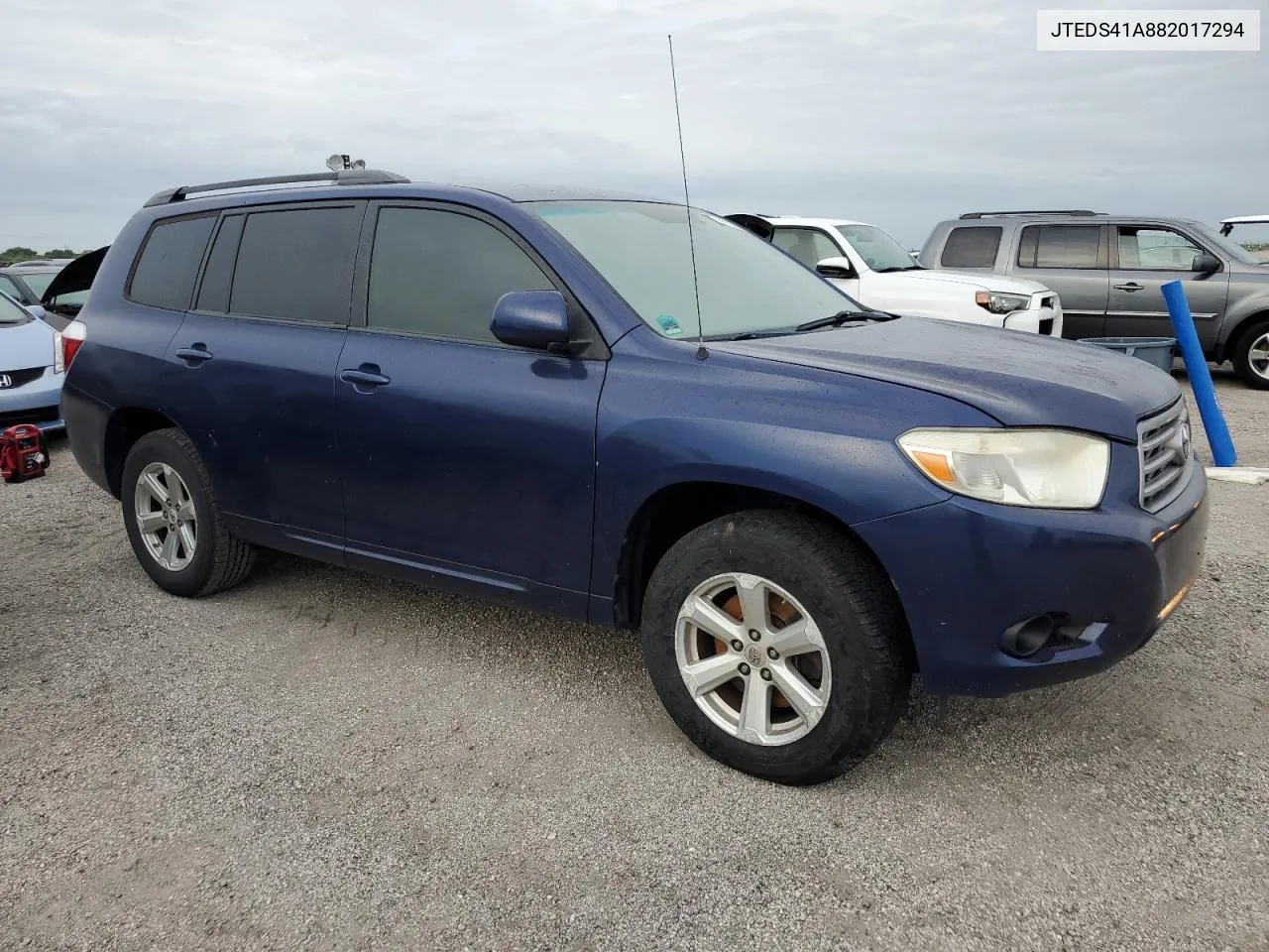 2008 Toyota Highlander VIN: JTEDS41A882017294 Lot: 74128624