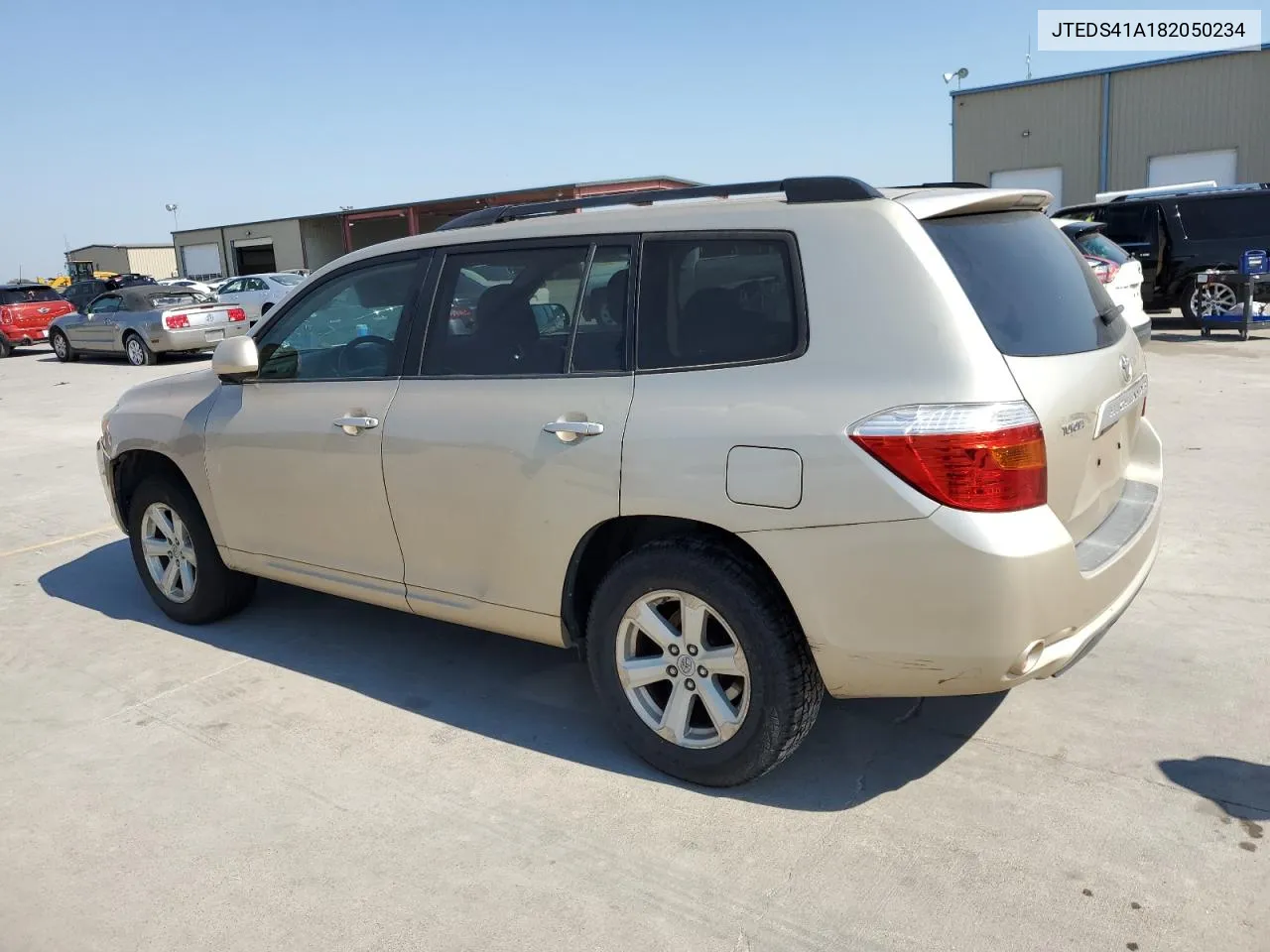 2008 Toyota Highlander VIN: JTEDS41A182050234 Lot: 74220374