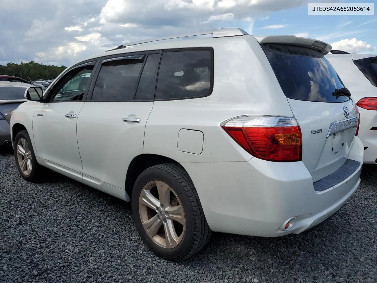 2008 Toyota Highlander Limited VIN: JTEDS42A682053614 Lot: 74451854