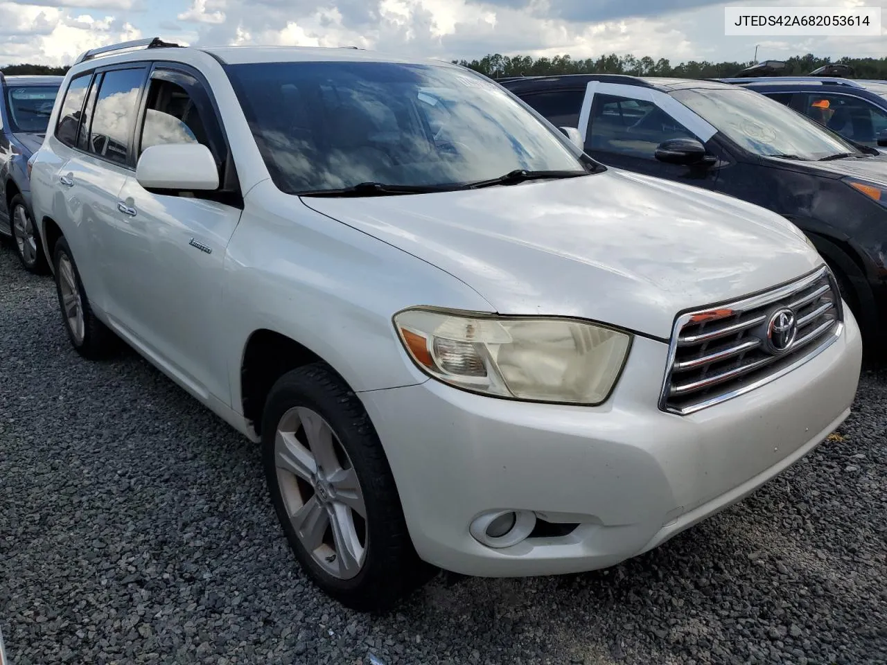 2008 Toyota Highlander Limited VIN: JTEDS42A682053614 Lot: 74451854