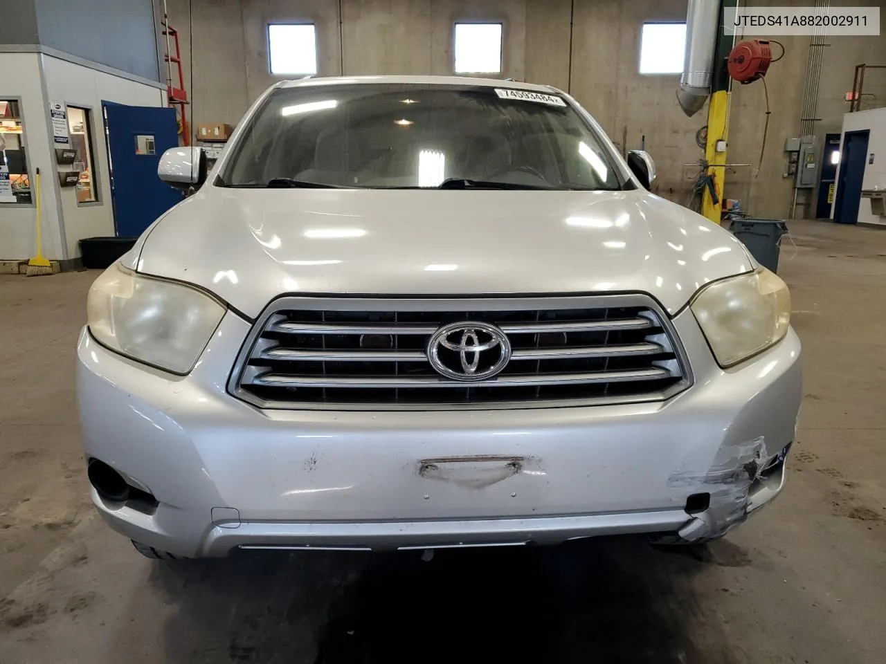 2008 Toyota Highlander VIN: JTEDS41A882002911 Lot: 74593484