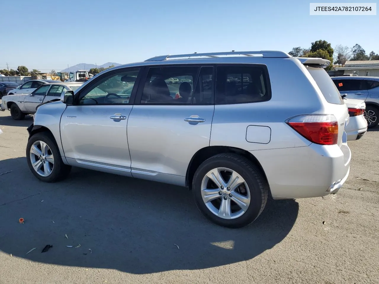 2008 Toyota Highlander Limited VIN: JTEES42A782107264 Lot: 75056254