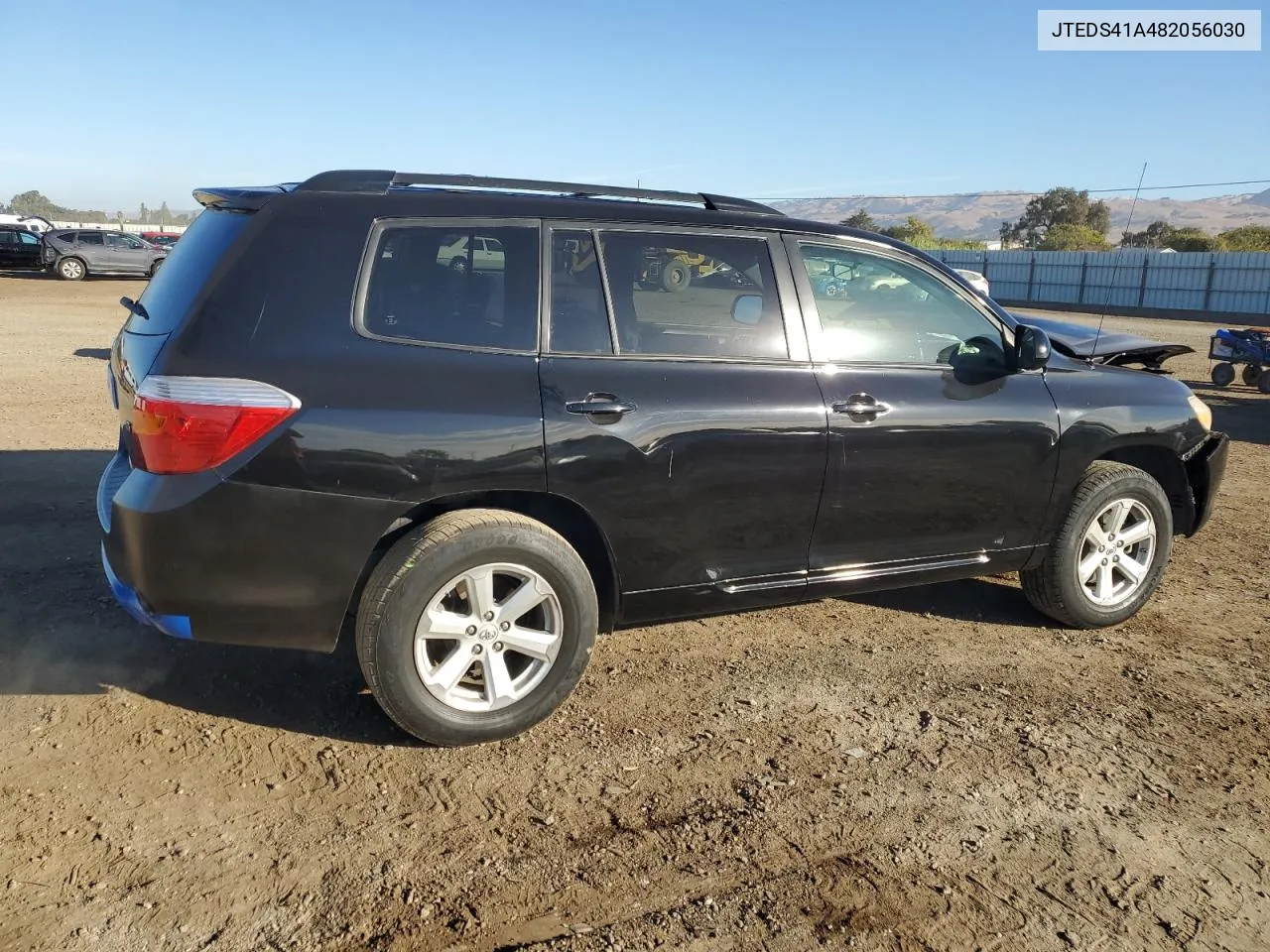 2008 Toyota Highlander VIN: JTEDS41A482056030 Lot: 75284244