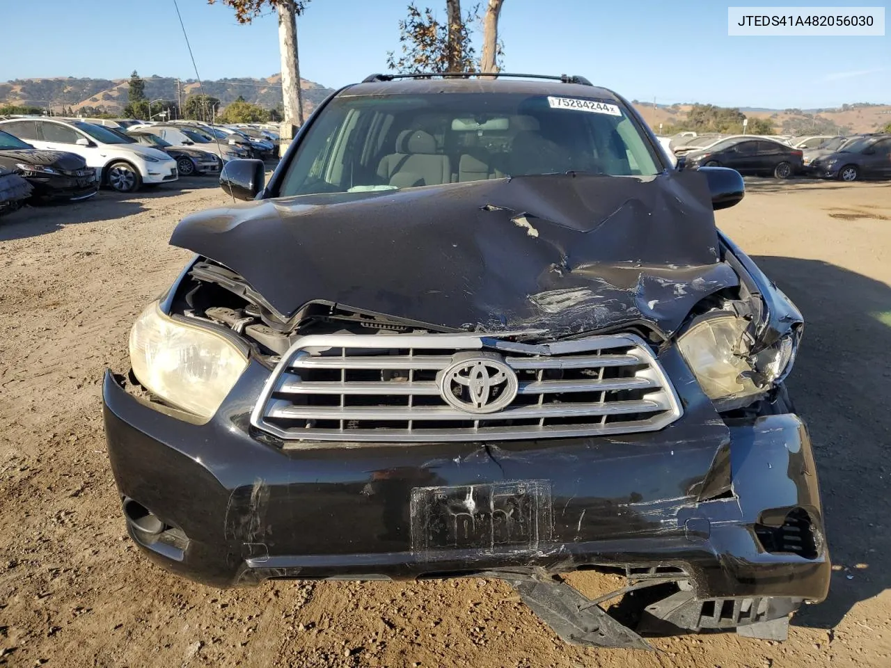 2008 Toyota Highlander VIN: JTEDS41A482056030 Lot: 75284244