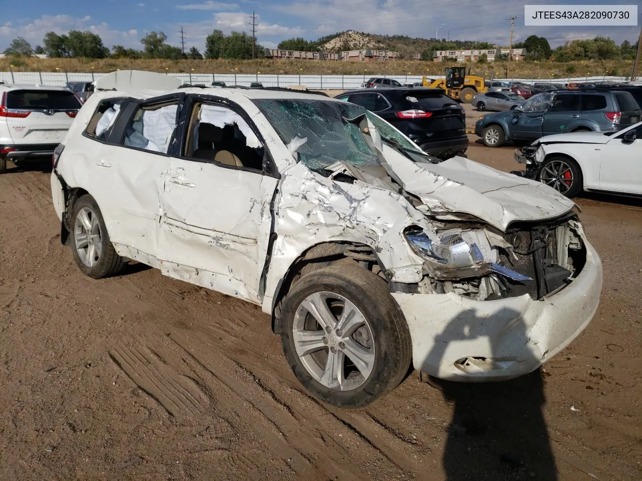 2008 Toyota Highlander Sport VIN: JTEES43A282090730 Lot: 75310994