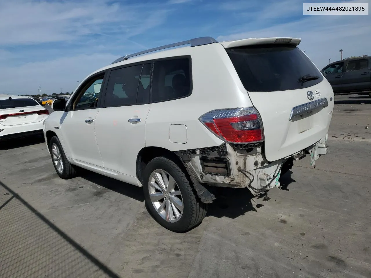 2008 Toyota Highlander Hybrid Limited VIN: JTEEW44A482021895 Lot: 75321454