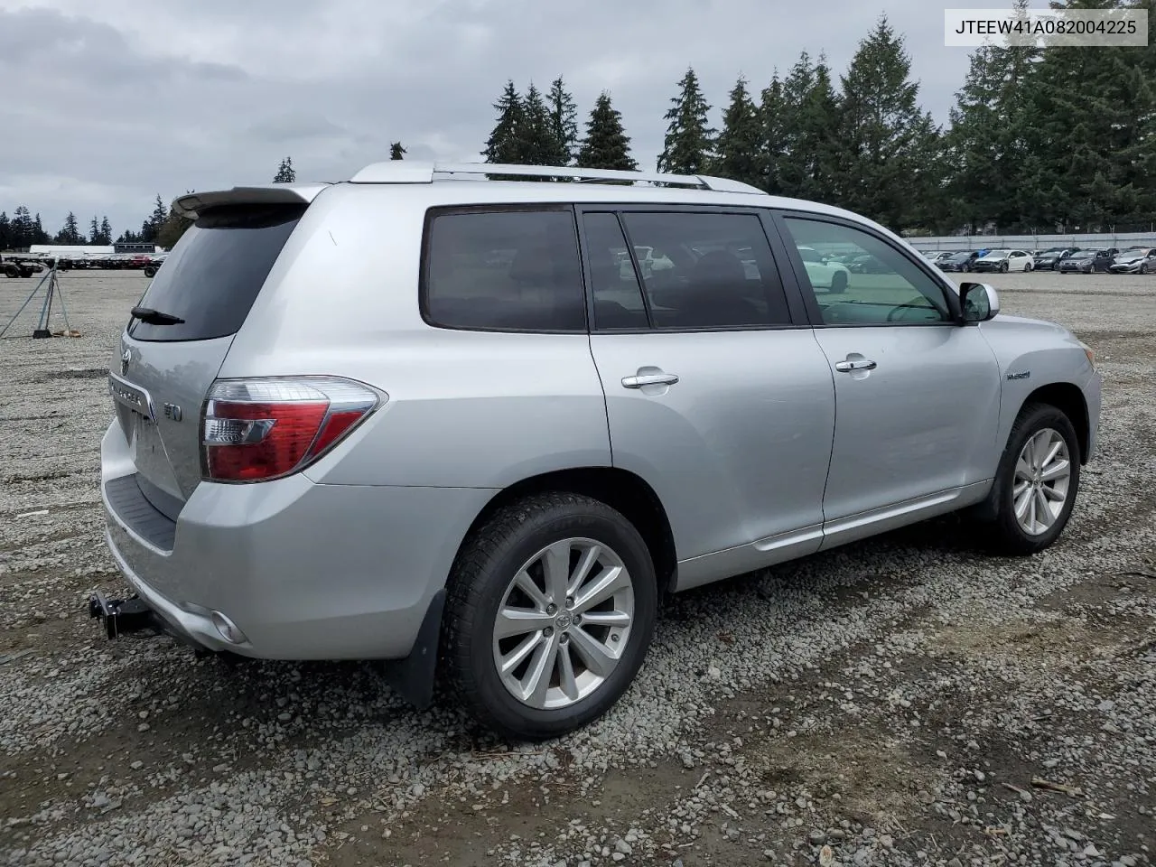 2008 Toyota Highlander Hybrid VIN: JTEEW41A082004225 Lot: 75349874