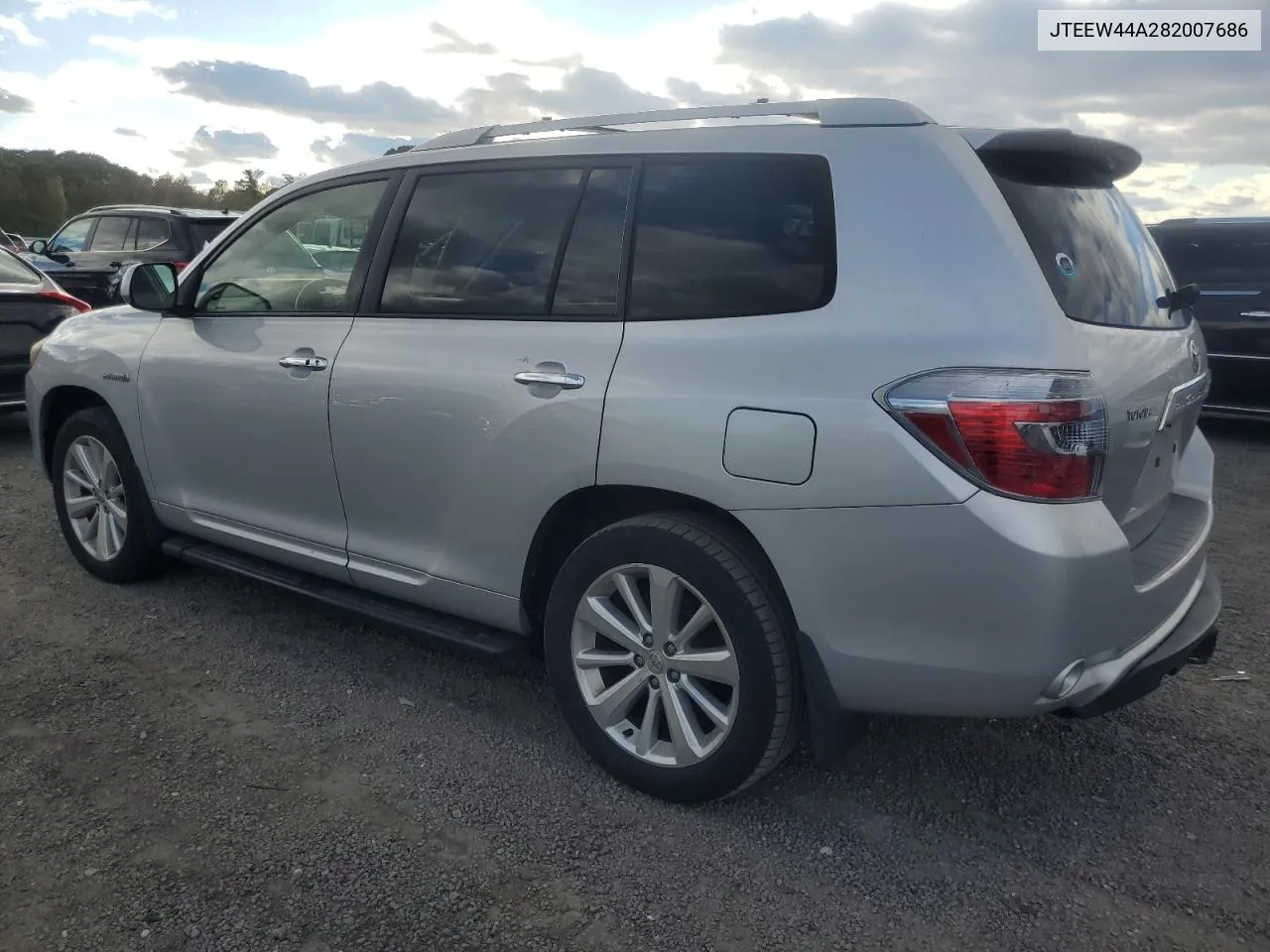 2008 Toyota Highlander Hybrid Limited VIN: JTEEW44A282007686 Lot: 75728014