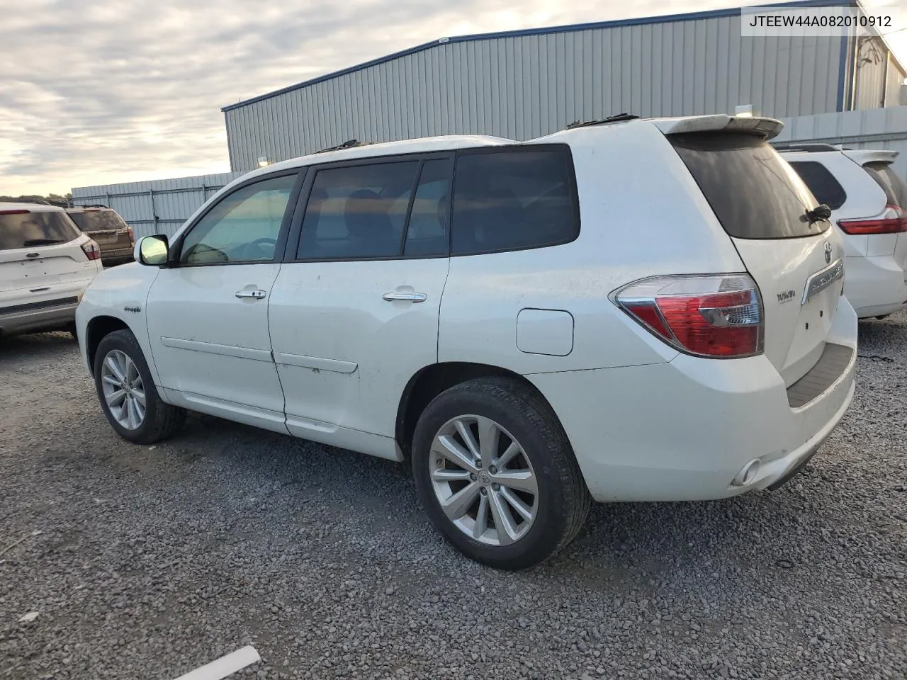 2008 Toyota Highlander Hybrid Limited VIN: JTEEW44A082010912 Lot: 75854584