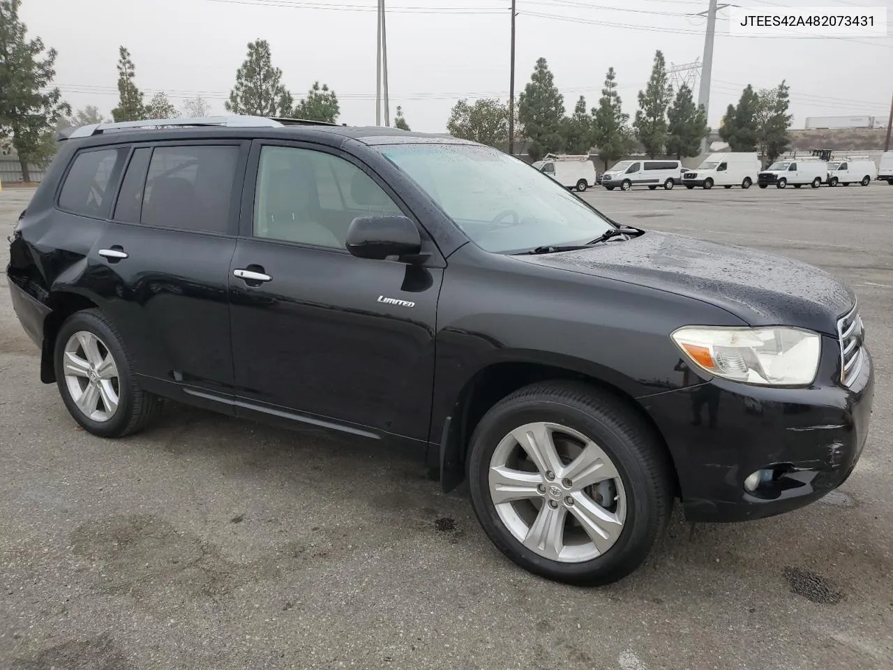 2008 Toyota Highlander Limited VIN: JTEES42A482073431 Lot: 75896514